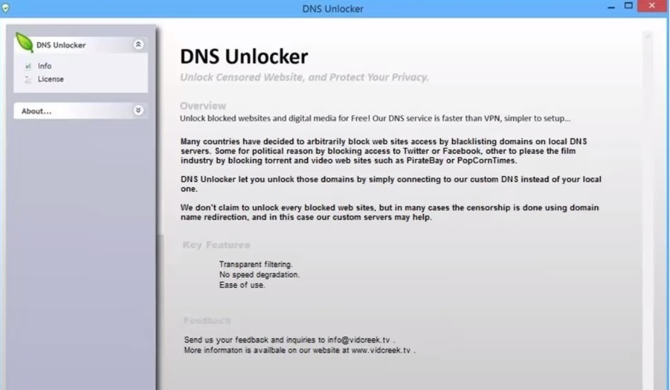 remove dns unlocker